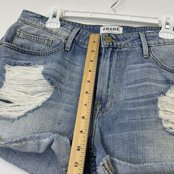 Frame Le Grand Garcon Denim Shorts Womens Size 30 - Picture 7 of 8